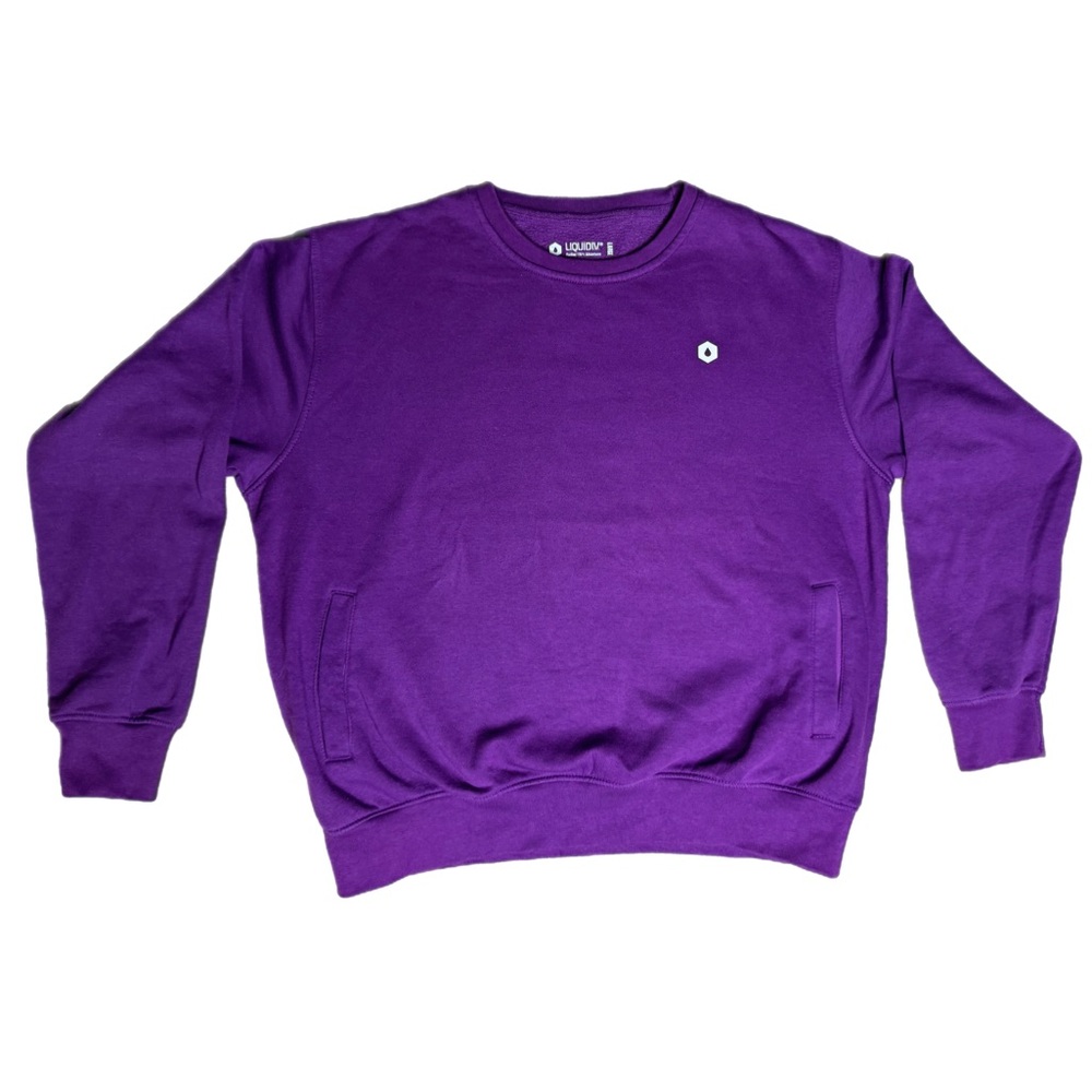 Liquid IV Concord Grape Sweatshirt Sz M